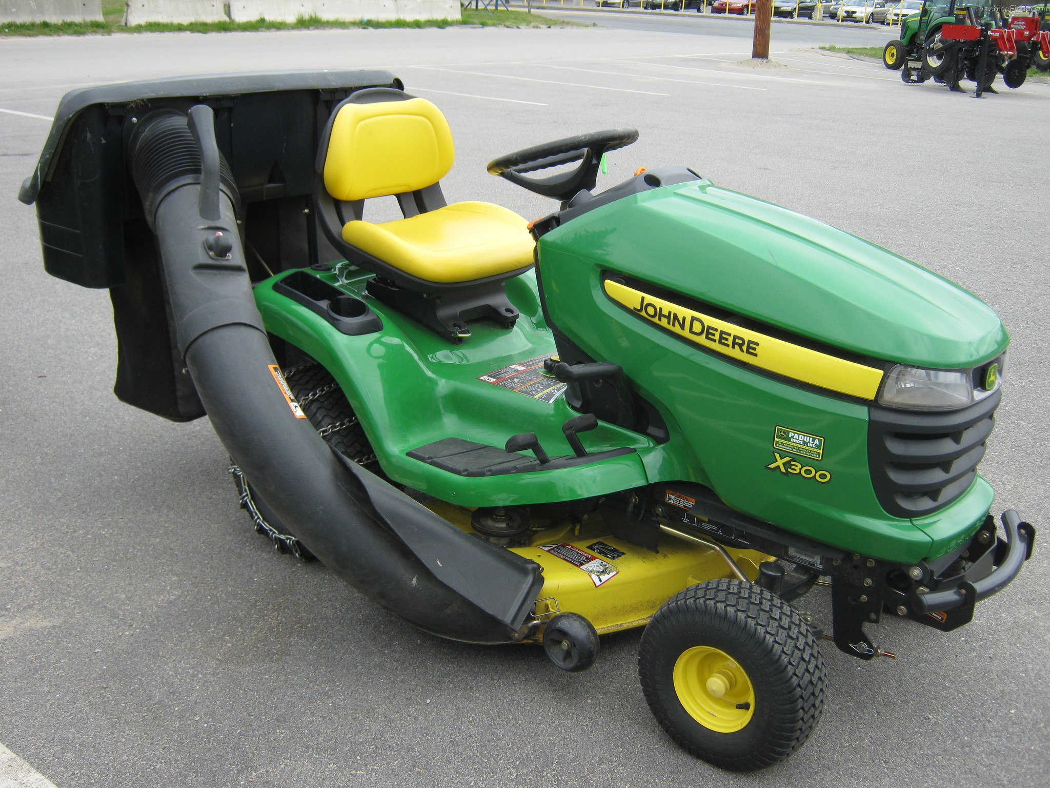 John Deere X300 Bagger Attachment Hot Sex Picture 