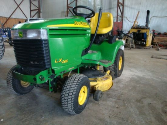 John Deere Lx266 16 Hp Lawn Tractor John Deere Lawn Tractors