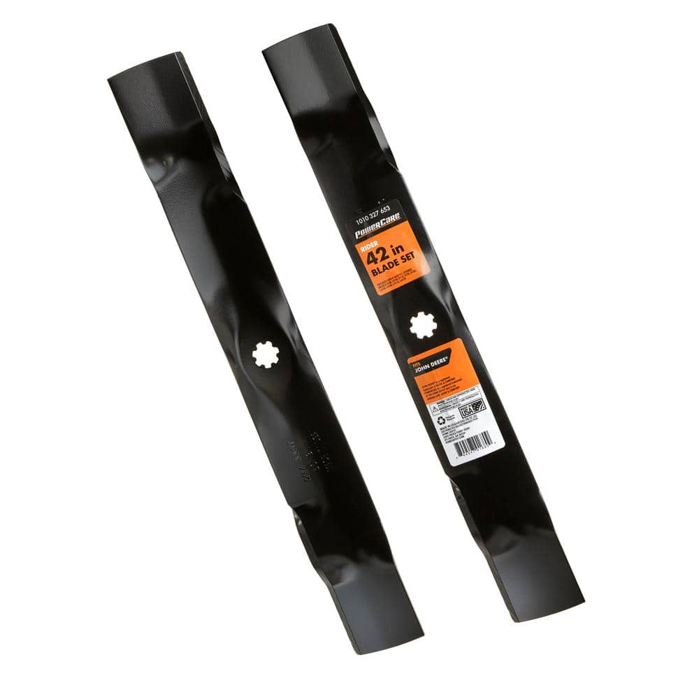 2 Blade Set for 42 in. cut John Deere mowers, Replaces OEM Numbers GX22151, GY20850
