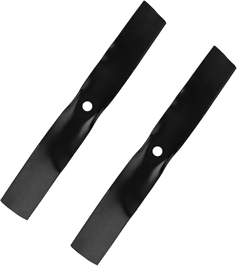(2PCS) UC22008 Lawn Mower Blades - Replace OEM John Deere M170642 - Fits X330 X350 X354 X370 Z335E Z335M Z345M Z345R - for 42 Inch Deck Lawn Mower