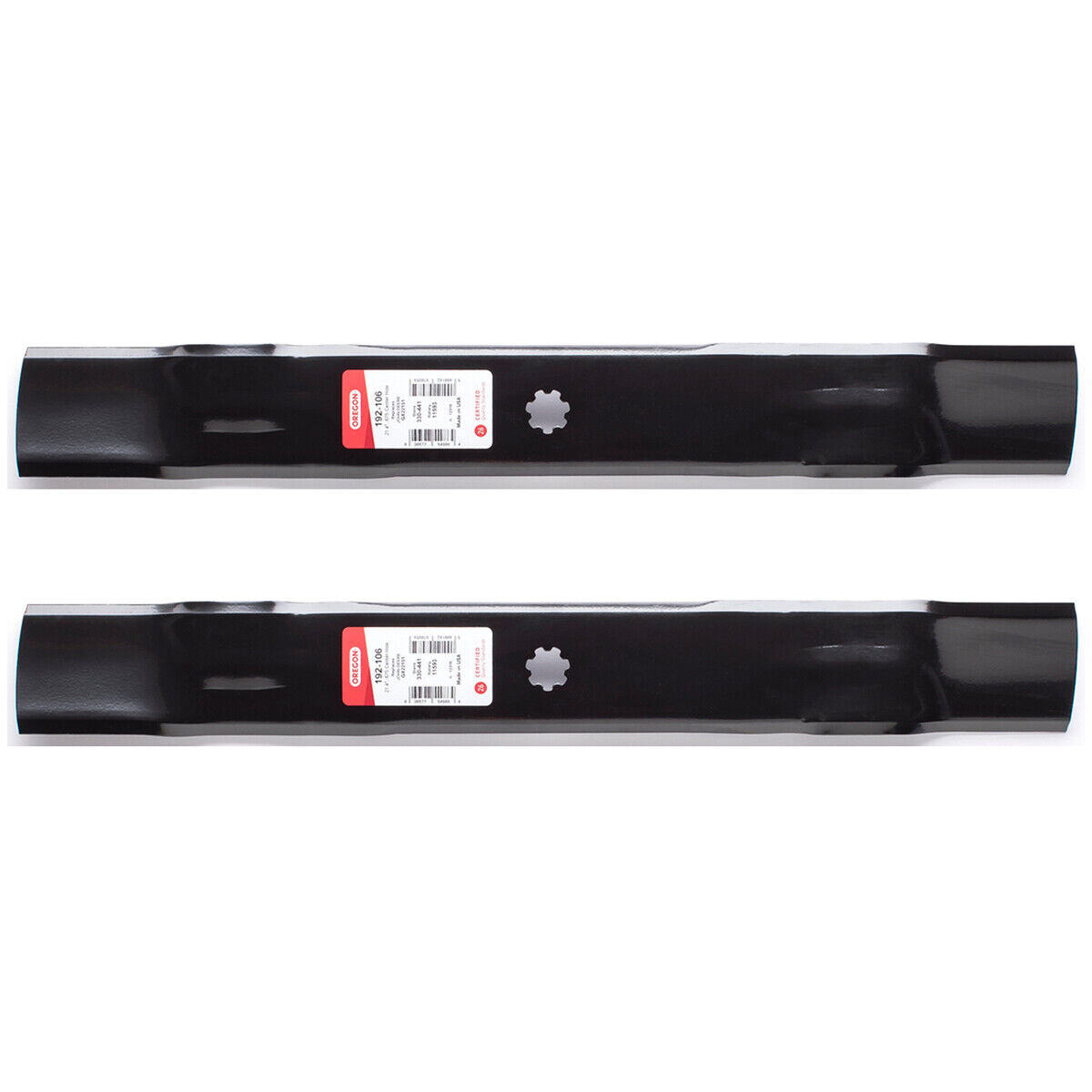 2PK Oregon Mulching Blade for 42" John Deere S100, S110, S130
