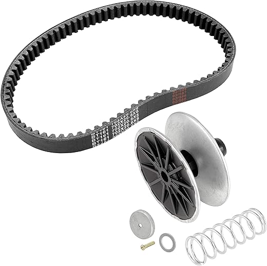 Caltric Secondary Transmission Variator Pulley Kit Compatible with John Deere D105 / E100 / X105 / X106 / MIA12482