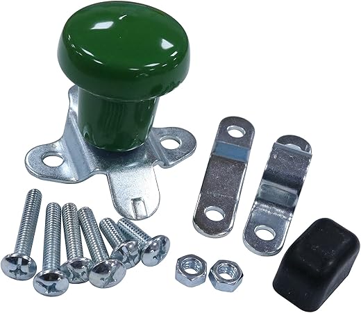 DVPARTS Green Tractor Heavy Equipment Steering Wheel Spinner Knob Handle Suicide Power Knob TY27746 TY27748 PM00966 TY16330 WSV121G for John Deere 110 112 140 210 Kawasaki FD501V Oliver Tractor 60 70