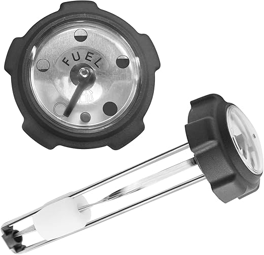 Fuel Gauge Gas Cap 9" fit for John Deere 316 318 322 420 AM39206 AM143248 Dixie Chopper 40222 Murray 091349 Exmark Toro 1-303284 1-513508 1-543365 Honda 300 series tractors