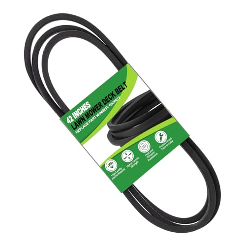 GX20072 John Deere Replacement Belt, 42inch Lawn Mower Deck Belt for John Deere GY20570 D100 110 120 130 LA105 110 115 with 46'' Deck Belt 103" X ½ Kevlar Cord 754-04219 954-04219