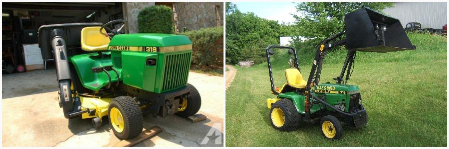 John Deere 318 Lawn Mower Tractor