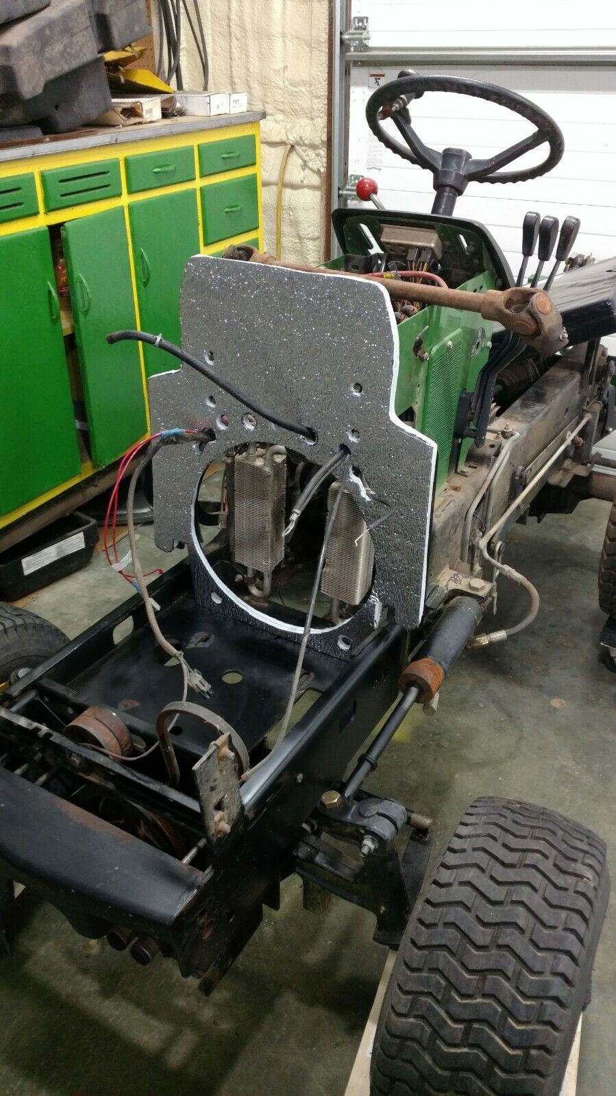 JOHN DEERE 316/318/420 HEAT RESISTANT FIREWALL ISOLATOR FREE SHIPPING