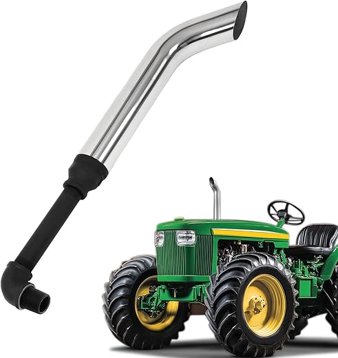 KUAFU Stack Pipe Compatible with John Deere 110 112 Tractor Accessories Steel Stack Replacement