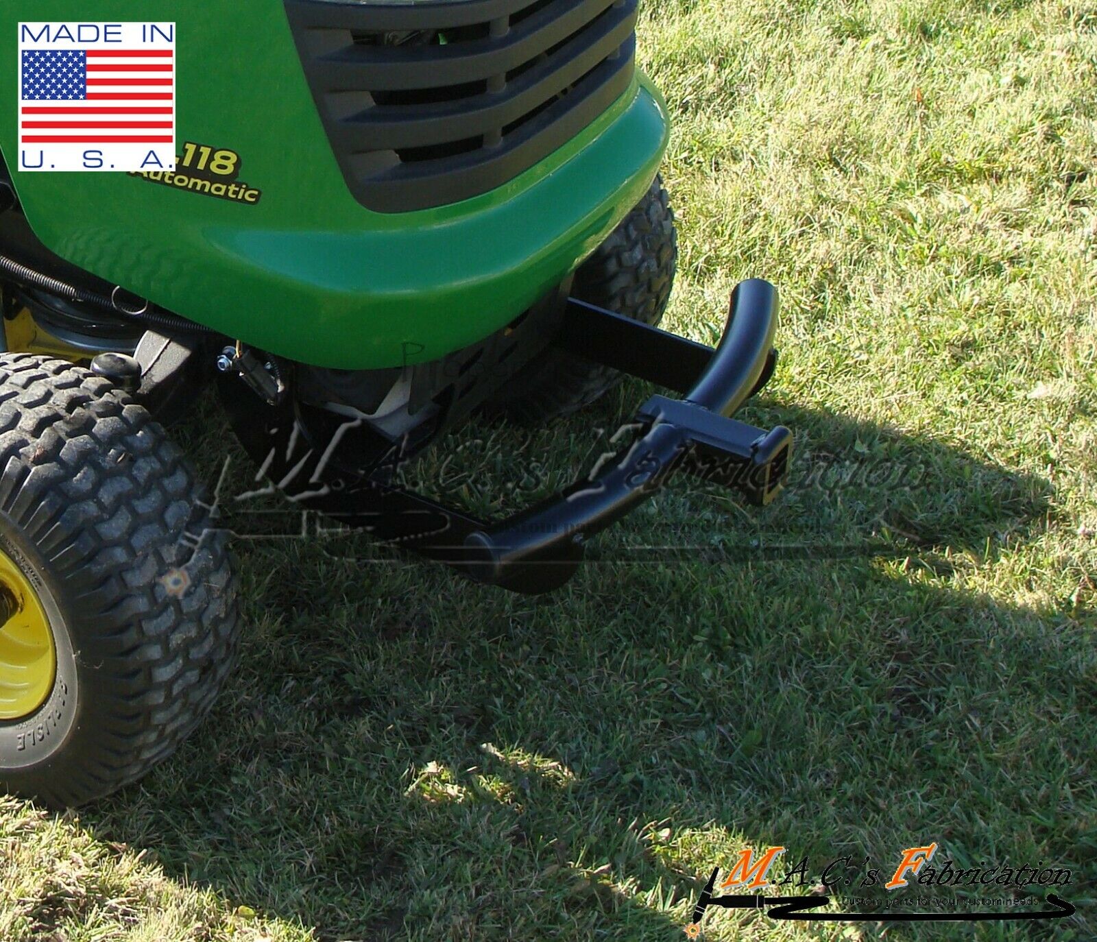 "Made in USA" John Deere Front "Hitch" Bumper Lawn Tractor S100 S110 S120 S130