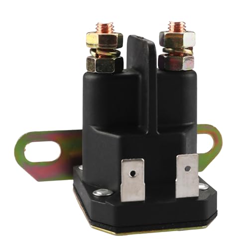 Retepif 12V AM138068 Starter Solenoid for John Deere Riding Mower,725-04439 Solenoid Fit for LA100 LA105 LA110 LA115 LA120 LA125 D100 D105 D110 D120 D125 D130 D140 D150 D155 D160 D170